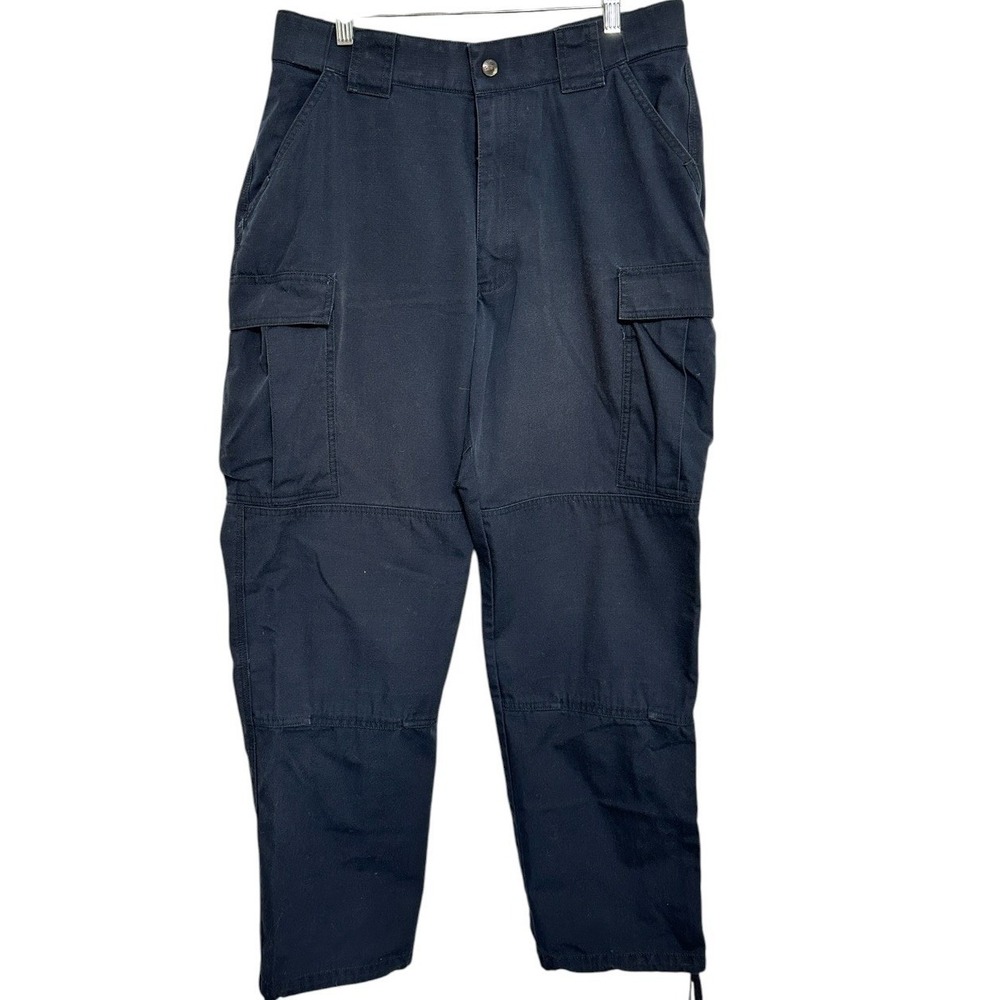 5.11 Tactical Cargo Pants Mens Navy Ripstop‎ Multi-Pocket Utility Gorpcore 36x32